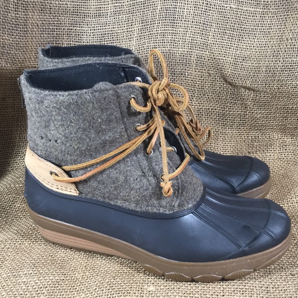 Saltwater Wedge Tide Wool Duck Boot Hot 